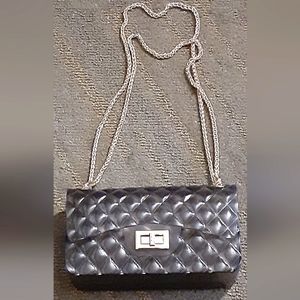 Small/medium size jelly purse with gold hardware brand new never used